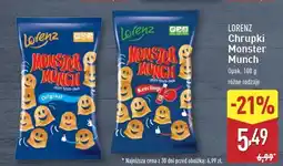 ALDI Chrupki ketchupowe Lorenz Monster Munch oferta
