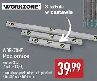 ALDI Poziomice aluminiowe Workzone oferta