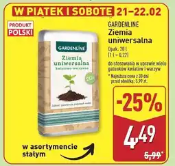 ALDI Ziemia uniwersalna Gardenline oferta