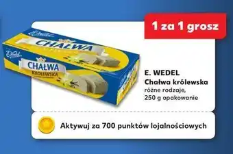 Kaufland Chałwa królewska waniliowa E. Wedel oferta