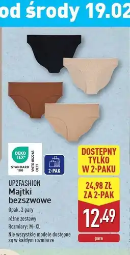 ALDI Majtki bezszwowe m-xl Up2Fashion oferta