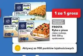 Kaufland Ryba z pieca ze szpinakiem Frosta oferta