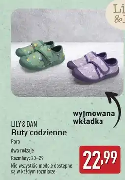 ALDI Buty codzienne 23-29 Lily & Dan oferta