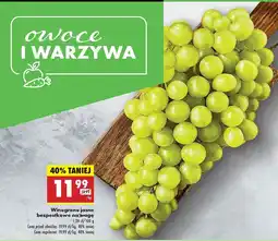Biedronka Winogrono jasne bezpestkowe oferta