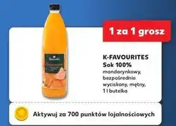 Kaufland Sok mandarynkowy K-Classic Favourites oferta