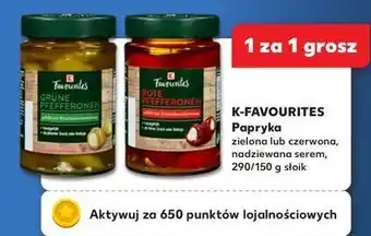 Kaufland Papryka zielona nadziewana serem K-Classic Favourites oferta