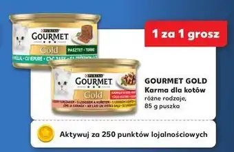 Kaufland Karma dla kota łosoś i kurczak w sosie Purina Gourmet Gold oferta