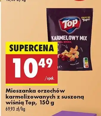 Biedronka Mieszanka orzechów karmelizowanych z suszoną wiśnią Top (Biedronka) oferta