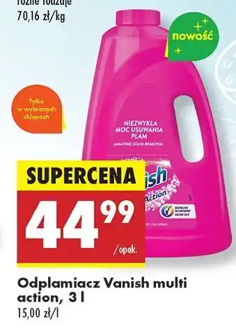 Biedronka Odplamiacz w płynie Vanish Oxi Action oferta