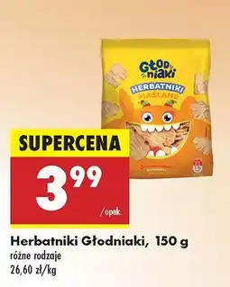 Biedronka Herbatniki zwierzaki maślane Głodniaki oferta