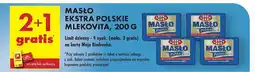 Biedronka Masło ekstra Mlekovita Polskie oferta