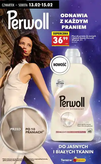 Biedronka Płyn do prania jasnych i białych tkanin Perwoll Color Detergent oferta