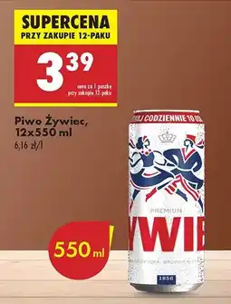 Biedronka Piwo Żywiec Jasne Pełne oferta