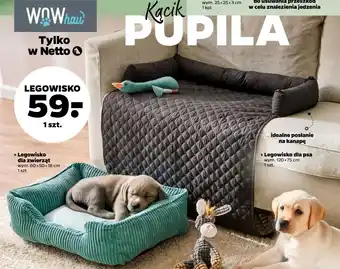 Netto Legowisko dla zwierząt 60 x 50 18 cm Wowhau oferta