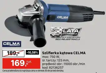 Leroy Merlin Szlifierka kątowa Celma oferta