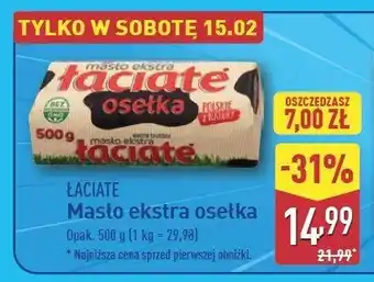 ALDI Masło osełka Łaciate oferta