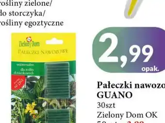 E.Leclerc Pałeczki nawozowe uniwersalne z guano Zielony Dom oferta