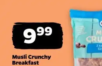 Netto Musli crunchy z orzechami Breakfast From Bell's oferta