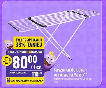 Polomarket Suszarka do ubrań rozsuwana Vavio oferta