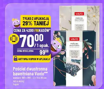 Polomarket Pościel dwustronna bawełniana Vavio oferta