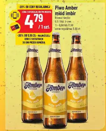 Polomarket Piwo Amber miód imbir oferta