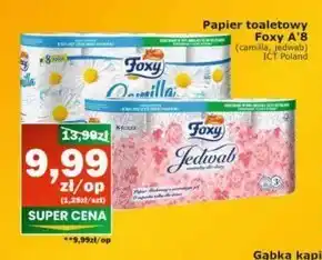 Społem Foxy Jedwab Papier toaletowy 8 rolek oferta