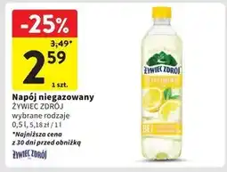 Intermarche Żywiec Zdrój Napój niegazowany cytrynowy smak 1,2 l oferta