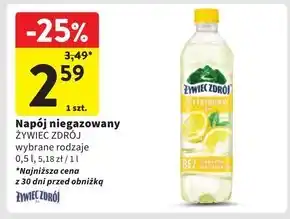 Intermarche Żywiec Zdrój Napój niegazowany cytrynowy smak 1,2 l oferta