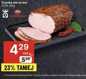 Delikatesy Centrum Szynka Kabanos oferta