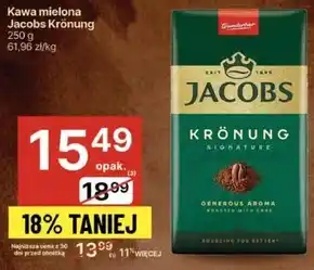 Delikatesy Centrum Jacobs Krönung Kawa mielona 250 g oferta