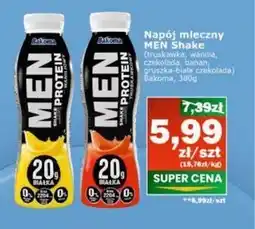 Społem Bakoma Men Shake z wysoką zawartością protein smak czekoladowy 380 g oferta