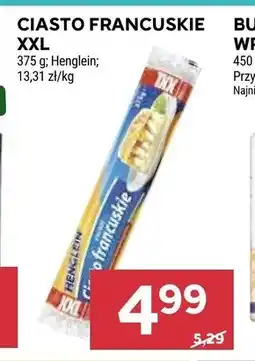 Stokrotka Market Henglein Świeże ciasto francuskie XXL 375 g oferta