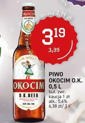 Duży Ben Okocim O.K. Beer Piwo jasne 500 ml oferta