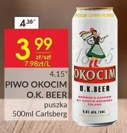 Społem Okocim O.K. Beer Piwo jasne 500 ml oferta