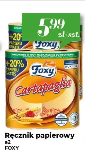 Społem Foxy Cartapaglia Ręcznik kuchenny 2 rolki oferta