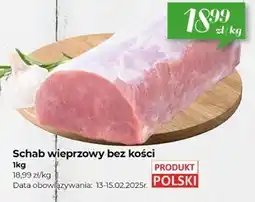 Społem Schab bez kości Data oferta