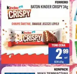 TomiMarkt Baton Kinder Crispy oferta