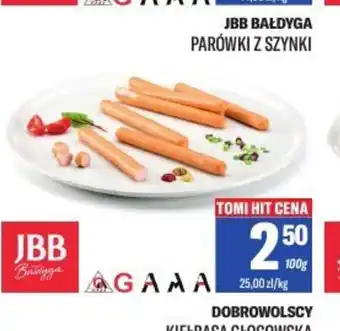 TomiMarkt JBB Bałoga Parówki z szynki oferta