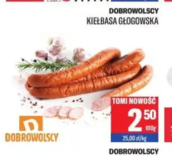 TomiMarkt Dobrowolscy Kiełbasa Głogowska oferta