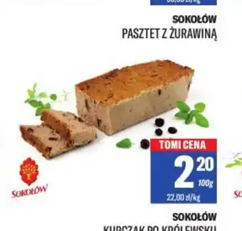 TomiMarkt Sondłów Pasztet z żurawiną oferta