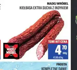 TomiMarkt Kiełbasa extra sucha z indykiem Madej Wróbel oferta