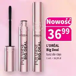 Drogerie Polskie L'ORÉAL Big Deal tusz do rzęs oferta