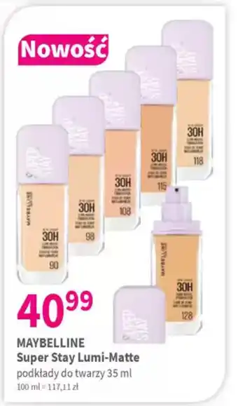 Drogerie Polskie Maybelline super stay lumi-matte podkłady do twarzy oferta