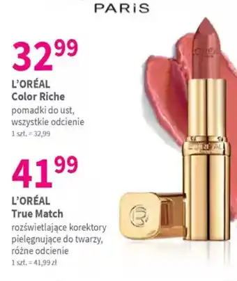 Drogerie Polskie L'ORÉAL Color Riche pomadki do ust oferta