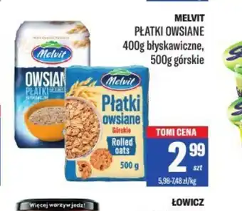 TomiMarkt Płatki owsiane Melvit oferta