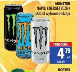 TomiMarkt Napój energetyczny Monster oferta