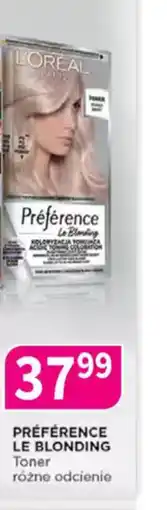 Drogerie Polskie Préférence le blonding toner oferta