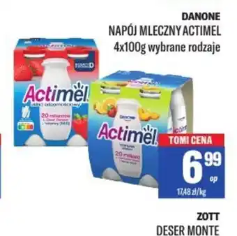 TomiMarkt Danone Napój Mleczny Actimel oferta