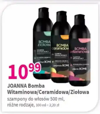 Drogerie Polskie Joanna bomba witaminowa/ceramidowa/ziołowa szampony oferta