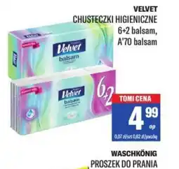 TomiMarkt Chusteczki higieniczne Velvet oferta